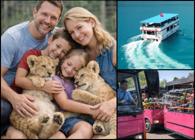 Managat Mix Tour mit Löwen-Interaktion